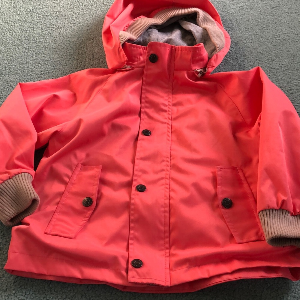 Child’s lined rain jacket
